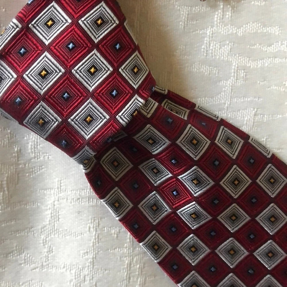 Men’s Jos A Bank Silk Neck Tie - Picture 1 of 4